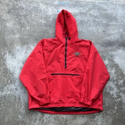 Chaqueta de lluvia roja XXL parka exterior vintage años 90 Disneyland Resort California Foto 1 de 4