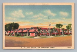 Doll Houses Tourists Cottages Hot Baths St Petersburg Florida Vintage Postcard - Picture 1 of 2