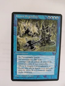 Italian Invoke "Prejudice" Legends MTG LP Free shipping with tracking - Picture 1 of 2