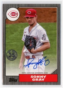 2022 Topps Autographs Black Auto Sonny Gray 131/199 - Picture 1 of 10