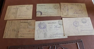 sechs alte Feldpostkarten  - Picture 1 of 4