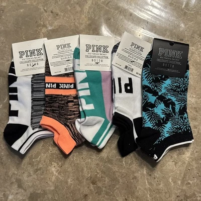 Nuevos calcetines ROSADOS Victoria’s Secret 5 pares Foto 1 de 3