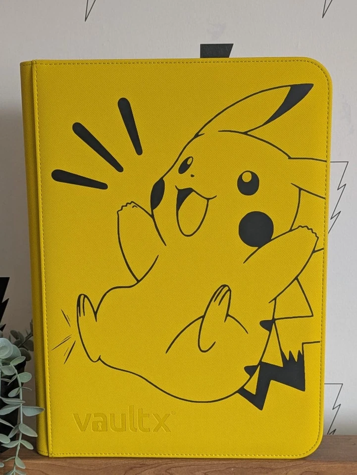 Vault X 9 Pocket eXo-Tec Zip Binder Folder - Pikachu - Image 1 of 1