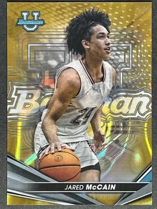 2022-23 Bowman University Best Jared McCain Gold Lava /75 #32 Philadelphia 76ers - Picture 1 of 2