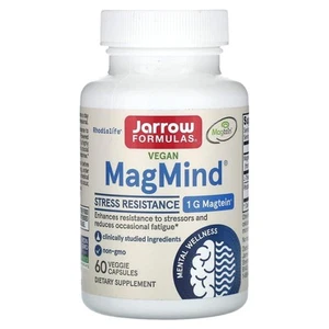 Jarrow Formulas, Vegan MagMind, Stress Resistance, 60 cápsulas vegetales - Imagen 1 de 2