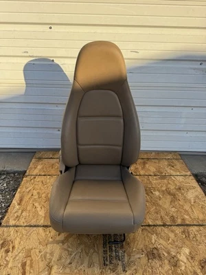 1999-2000 Mazda Miata Seat Leather Right Passengers Tan Seat OEM Great - Image 1 of 4