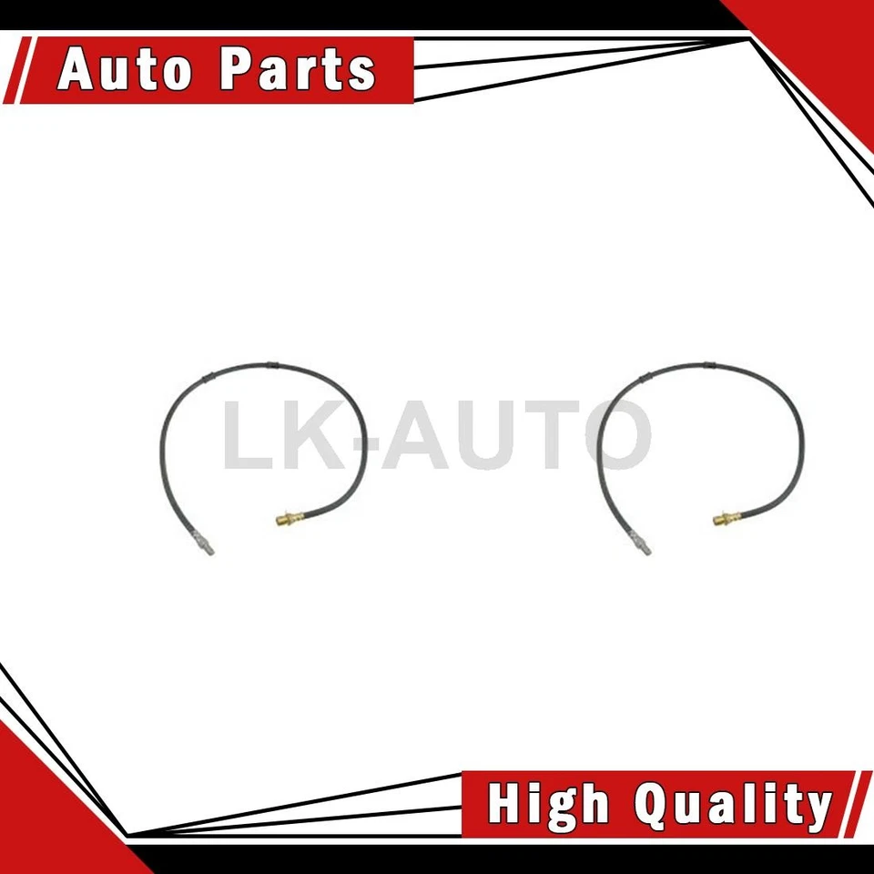 2 Front Brake Hydraulic Hose Brake Line Fits 1982 International Harvester S1723 - Image 1 of 4