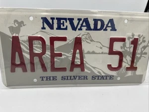 Area 51 Nevada Neuheit Kennzeicheneinsatz - Bild 1 von 2
