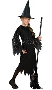 Witch Child Costume medium 8-10 New Free Ship! New Repackaged Save$ - Picture 1 of 2