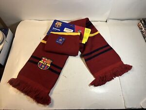 Foulard fan unisexe adulte FC Barcelone foulard foulard football neuf avec étiquettes