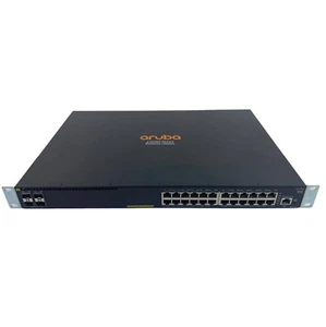 *NEW* Hewlett Packard Aruba 2930F 24 Port PoE Switch JL255A - Picture 1 of 8