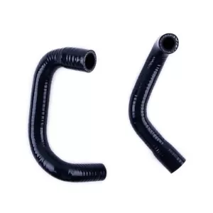 Radiator Coolant Black 2Pcs Hose For 1990-1996 NISSAN 300ZX Turbo Z32 3.0L V6 - Foto 1 di 6