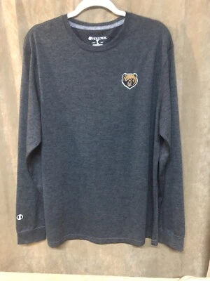 Holloway Large Long Sleeve Adult Man Active Shirt Dark Gray Dry-Exel Polyester - Image 1 of 4