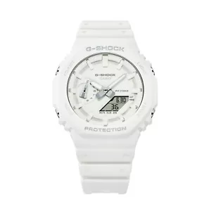 Casio G-SHOCK GA-2100-7A7 GA21007A7 ANA-DIGI White Quartz Mens Watch - Picture 1 of 9