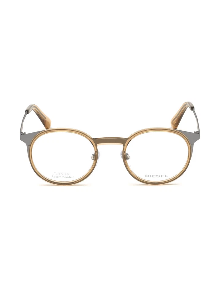 Marco óptico plástico redondo marrón claro Diesel DL5298 09A 49-22-145 Foto 1 de 1