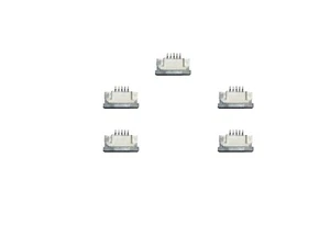 5Pin 0.5mm 1mm Pitch FFC FPC Flexible Flat Cable ZIF Connector Top Contact - Picture 1 of 4
