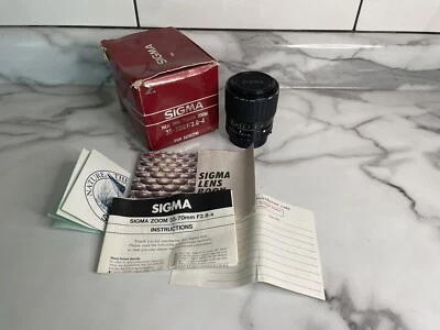 sigma new one touch zoom 35-70mm f/2.8-4  641-585 52mm nikon  - Image 1 of 4