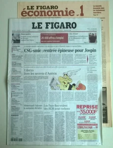 LE FIGARO du 8 janvier 2001 - L'année ASTERIX le Gaulois - Etat Collector - Picture 1 of 12