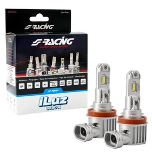 Set Conversión LED Par de Lámparas H11 H8 H9 H16 Iluz 6500K 10-30W Simoni Racing - Imagen 1 de 2