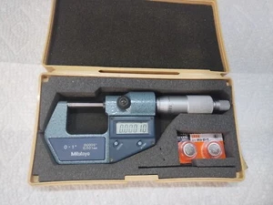 Nice, Clean Mitutoyo 293-761-30 Digital Micrometer - Free Shipping - Picture 1 of 5