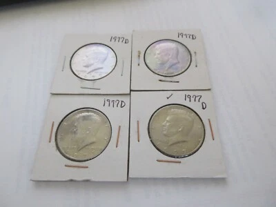 1977-D Kennedy Half Dollar , Lot of 4 Coins   AU/Unc - Image 1 of 4
