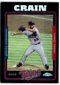 2005 Topps Chrome Black Refractor #315 Jesse Crain /225 Minnesota Twins - Picture 1 of 2
