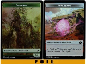 1x - ELEMENTAL \\ POWERSTONE (#14/07) Token - FOIL - CMR: The Brother's War - Picture 1 of 1