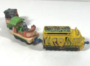 Chuggington Trains Safari Mtambo, w/ Monkey & Elephant Cars Ludorum Die-Cast Toy - Picture 1 of 9