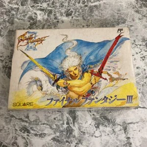 Square Soft 1990 Final Fantasy III 3 Nintendo Famicom NES Role Playing Used JPN - Picture 1 of 12
