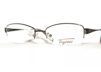 BRAND NEW TIGRESS TGS 101 278 SAND BROWN EYEGLASSES METAL FRAMES RX 51-17-135MM - Image 1 of 4