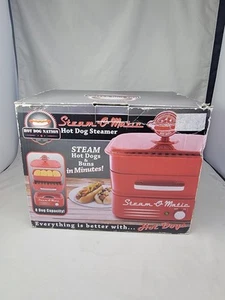 Vaporera Hot Dog Nation Hot Dog nueva caja abierta - Imagen 1 de 11