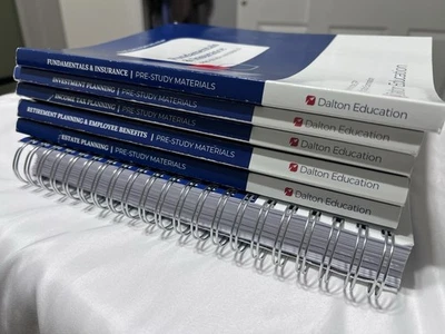 Super Rare 2025 Full Set Dalton Education CFP Exam Pre Study Materials + Handout - Image 1 of 4