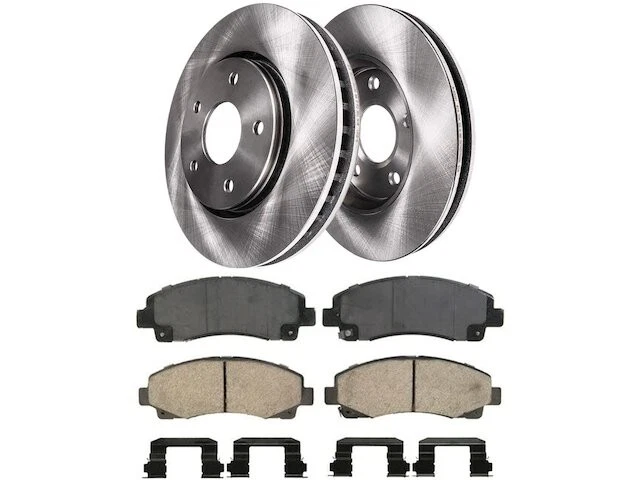 Kit de pastillas de freno delanteras y rotor para Acura TL 2009-2014 2011 2012 2010 2013 VR816RC Foto 1 de 1