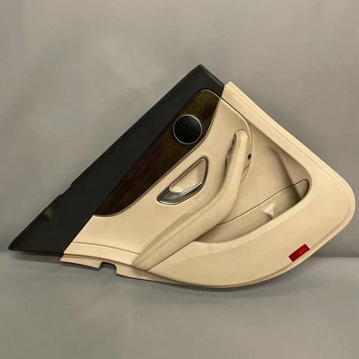 MERCEDES BENZ C300 DOOR PANEL C400 LEFT DRIVER REAR 2015 2016 2017 TAN OEM - Изображение 1 из 4