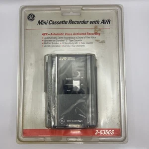 Nueva grabadora de casete GE de colección modelo 3-5356S con grabación activada por voz - Imagen 1 de 5