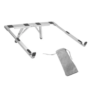 Metal Laptop Risers Stand NonSlip Silicone Pad for Computer Notebook Tablet - Photo 1/8