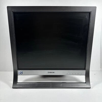 Sony TFT LCD Color Computer Display Monitor SDM-HS75 17" No Cords Untested - Image 1 of 4