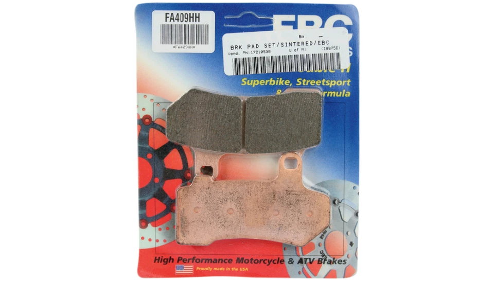 Pastillas de freno EBC FA409HH MC Harley-Davidson Foto 1 de 1
