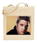 Shopper Tote Bag Cotton Canvas Cool Icon Stars Elvis Presley Ideal Gift Present