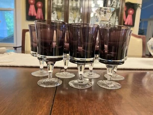 Denby Mirage Plum (Amethyst) Water Goblets (6) - Picture 1 of 4