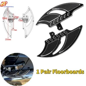 CNC Floorboards Foot Pegs Footrest Pedals For Harley Davidson Breakout 2013-2015 - Foto 1 di 7