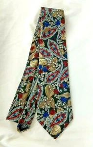 THE AMERICAN EDITION Men's Polyester Necktie Paisley Tie - Picture 1 of 6