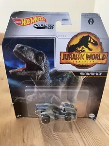 Velociraptor 'Beta' Hot Wheels Jurassic World Dominion 1:64 Scale Brand New - Picture 1 of 4