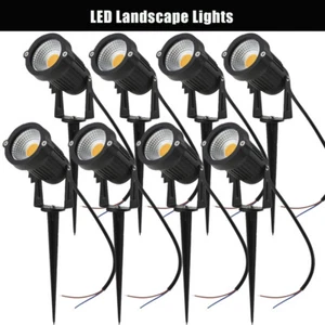 LOT 5W COB LED Landscape Lighting Waterproof Outdoor Yard Patio Spot Light E9Z2 - Picture 1 of 17