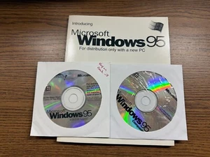 Windows 95 with USB support Operating System full-install CD with manual and key - Photo 1/1