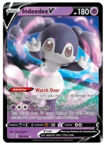 Pokémon Espada y Escudo INDEEDEE V 091/202 Ultra Raro Holo CASI NUEVO/M PAQUETE FRESCO! - Imagen 1 de 1