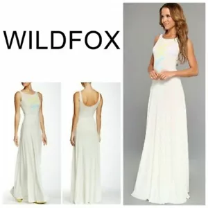 NEW WILDFOX "Aloha" Summer Vacation Maxi Dress Pool Beach Swim Coverup Small - Picture 1 of 12