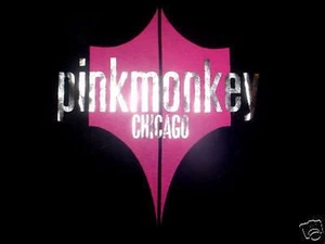 MENS PINK MONKEY DANCE CHICAGO NIGHT CLUB SHIRT-L - Picture 1 of 1