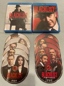 Blacklist Complete First/Second Season 1+2 Blu-Ray 2 x 5 Disc Set in Cases NICE! - Picture 1 of 1