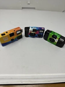 Lot Of 3 One Time Use Cameras, Used, Untested - Picture 1 of 7